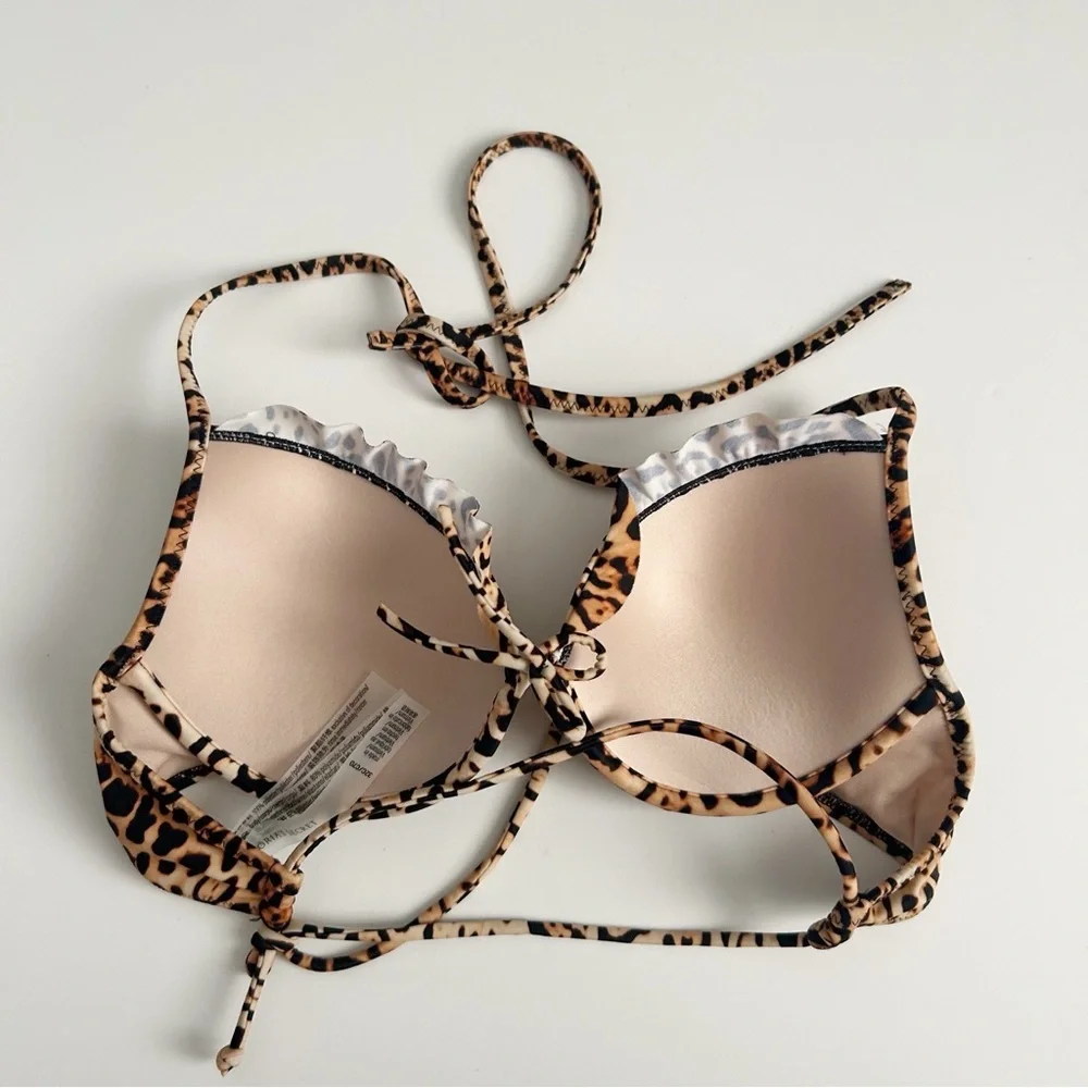 Victoria's Secret Animal Print Bikini Top
